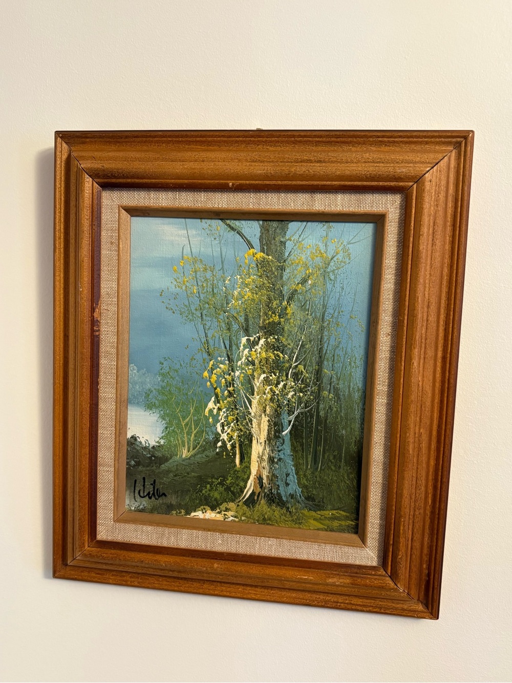 Vintage Original Landscape Oil Painting